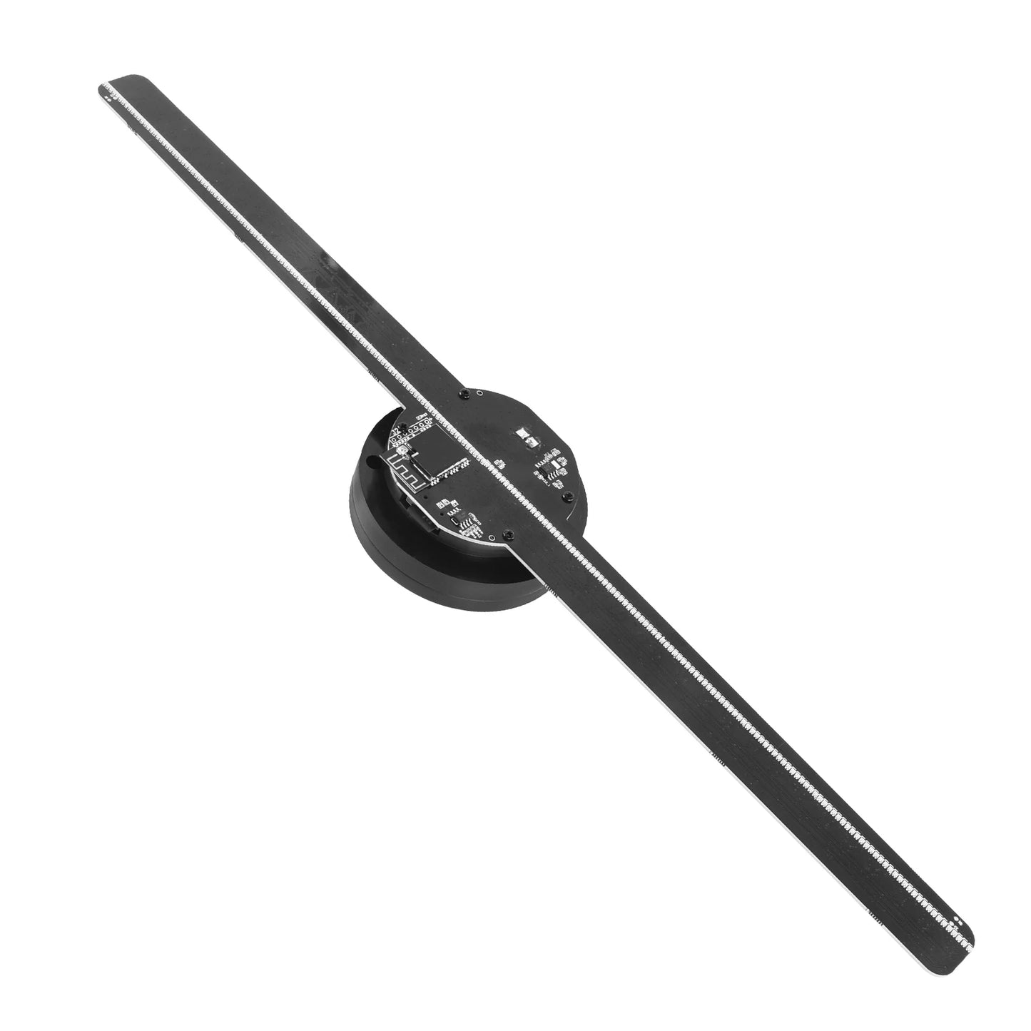 3D Holographic Projector Fan Led Lamp Beads Upload Hologram fan Photos and Videos Display Advertising Light Sign Light Display