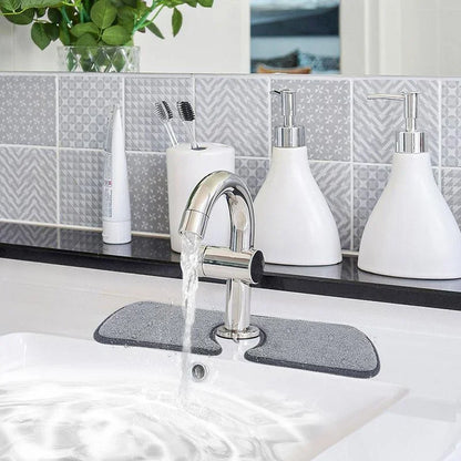 Kitchen Sink Splash Mat Faucet Splash Catcher Countertop Absorbent Mat For Kitchen Bathroom Drying Bathroom Accessories