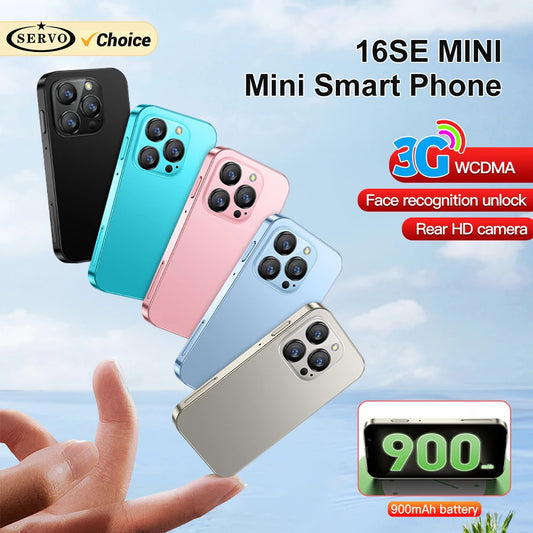 SERVO 16SE Mini Smartphone |3.0" Display | 16GB ROM | Android 9 | Dual SIM | 3G | WiFi