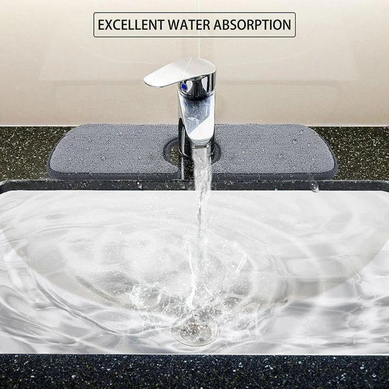 Kitchen Sink Splash Mat Faucet Splash Catcher Countertop Absorbent Mat For Kitchen Bathroom Drying Bathroom Accessories