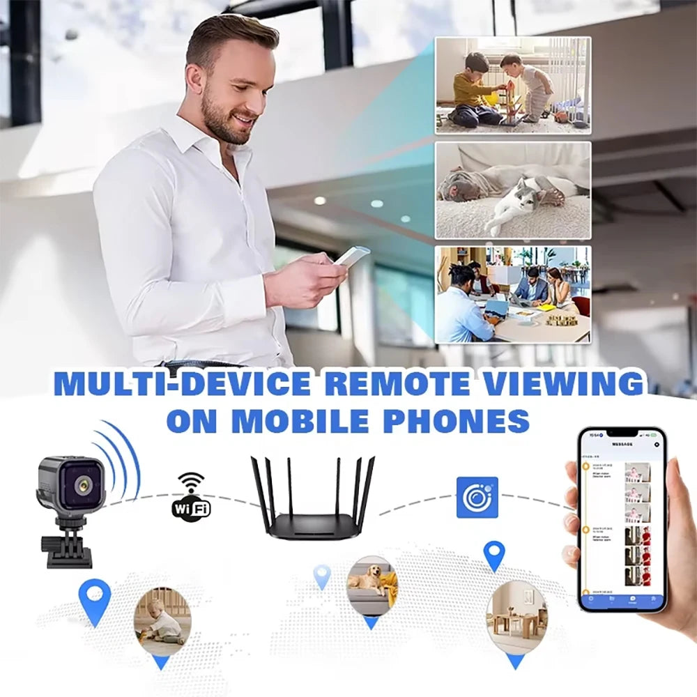 Smart WiFi Surveillance Camera | HD Vision, Motion Detection & Remote Monitoring