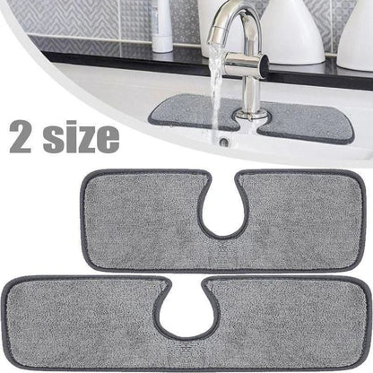 Kitchen Sink Splash Mat Faucet Splash Catcher Countertop Absorbent Mat For Kitchen Bathroom Drying Bathroom Accessories