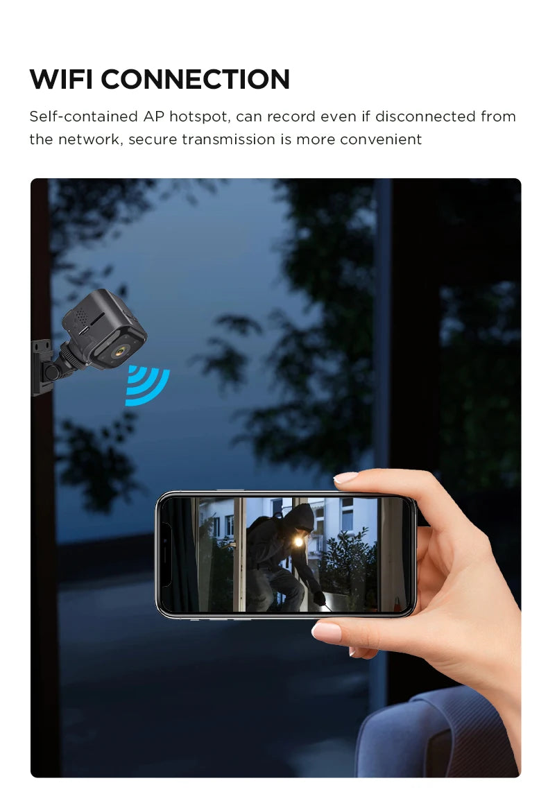 Smart WiFi Surveillance Camera | HD Vision, Motion Detection & Remote Monitoring